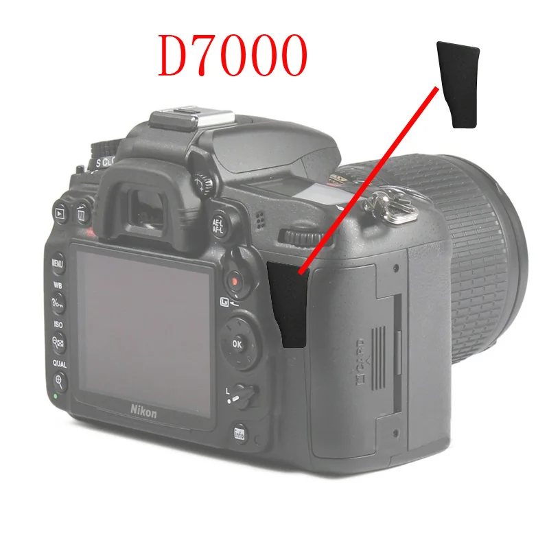 D90 D700 D7000 D300S D800 D800E D200 D300 для Nikon резиновая задняя крышка резиновая DSLR камера Запасная часть