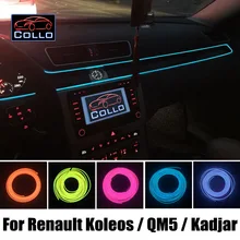 9 М Набор EL Провода/Для Renault Koleos/Для Samsung QM5/Kadjar/Автомобиль Романтическая Атмосфера Лампа/Консоли Декоративные Ленты/DIY