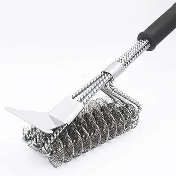 

1 Pcs BBQ Tool Cleaning Brush Accessories Cleaner Scrubber Easy Cleaning Cooking Grill Brush