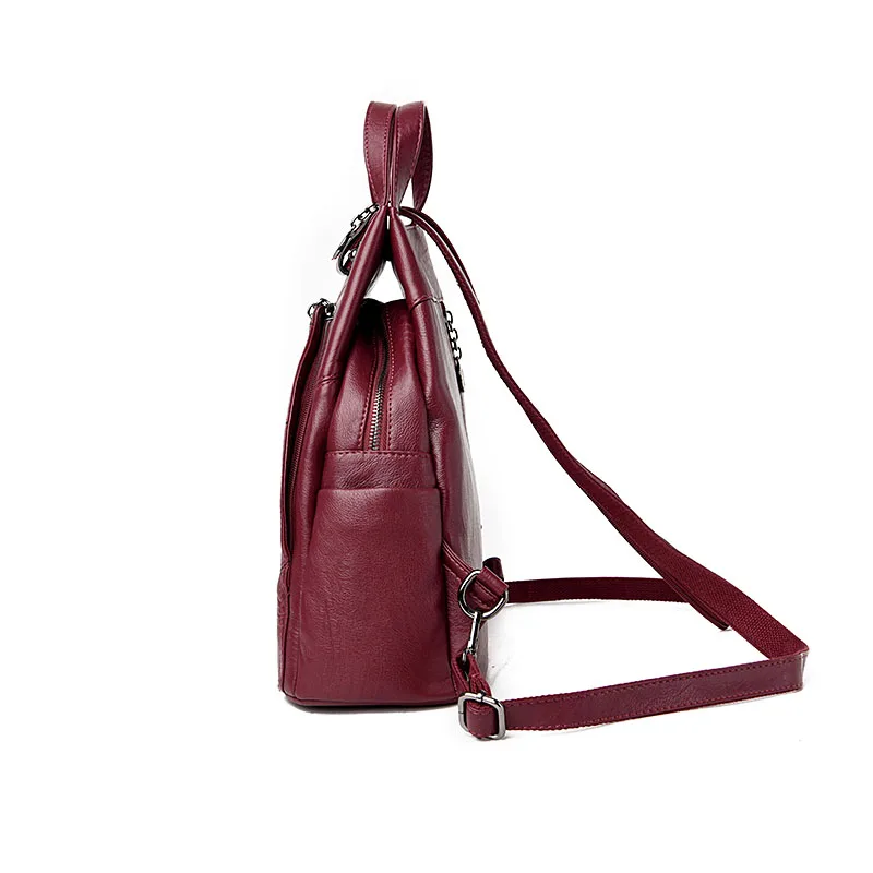Новинка, Модный женский рюкзак, высококачественный Молодежный кожаный рюкзак для девочек-подростков, женская школьная сумка на плечо, рюкзак mochila
