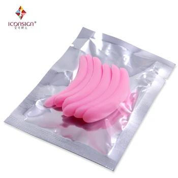 

Wholesale Price 100 Bags 99 Perm Eyelash Patch reusable silicone perming rods pink plastic 3 different sizes Eyelash Extension