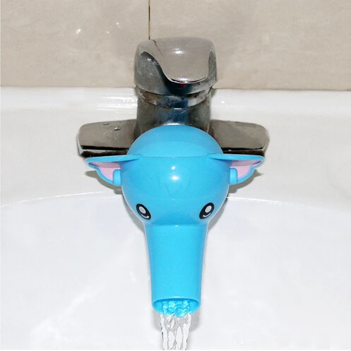 1 шт., милая мультяшная насадка на кран, удлинитель для детей, для мытья рук в ванной, аксессуары для раковины