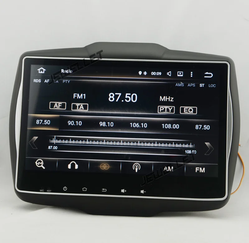 Best 10.1" Quad core Android 9.0 Car GPS radio Navigation for Jeep Renegade 2015-2017 with 4G/Wifi DVR OBD 4