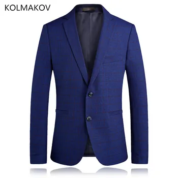 

Hot Selling Blazers Mens Brand Formal Unirforms Masculino Elegant Homme Dress Slim Fit Fashion Costume Spring Autumn Suit