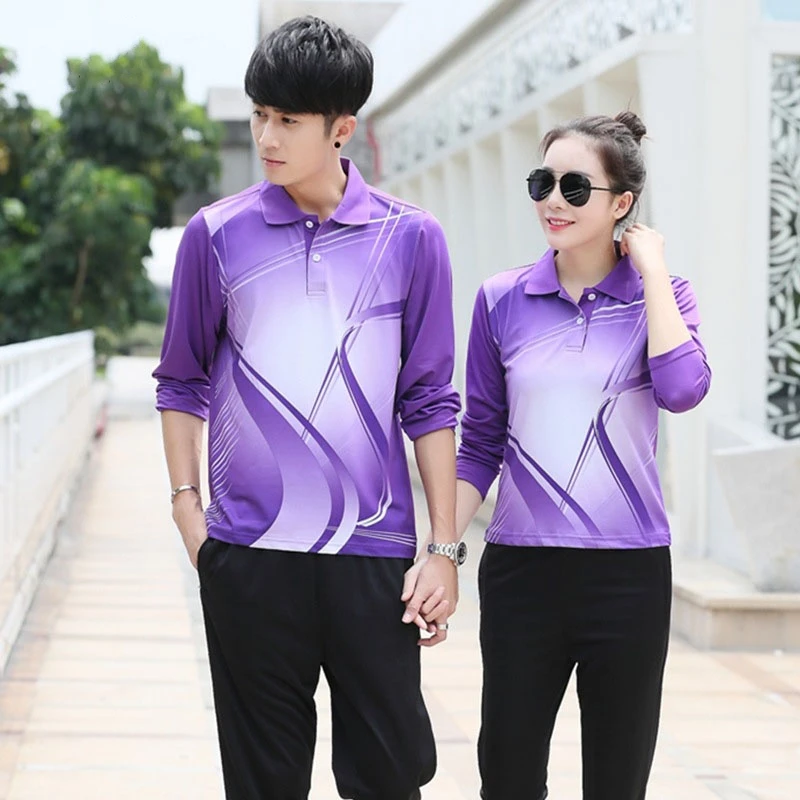 Рубашка с длинным рукавом для бадминтона брюки рубашка бадминтона/тенниса