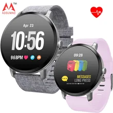 Смарт-часы V11 IP67 водонепроницаемое закаленное стекло активности Фитнес трекер монитор сердечного ритма краев дыхание Светлая повязка браслет