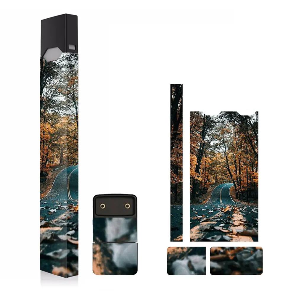 SHIODOKI 2 Pack Juul Skin Decal для Pax JUUL 2.5D технология ультра тонкая защитная наклейка для JUUL Wraps Cases-пейзаж - Цвет: FJ0003