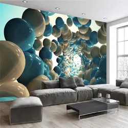 Beibehang обои Fresco заказ гостиная спальня диван задний план 3D Красочные баллон воздушный шар пол резинки стены