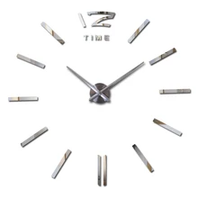 2016 New Diy 3d Acrylic Mirror Large Home Decoration Clock Wall Clocks Horloge Watch Quartz Living