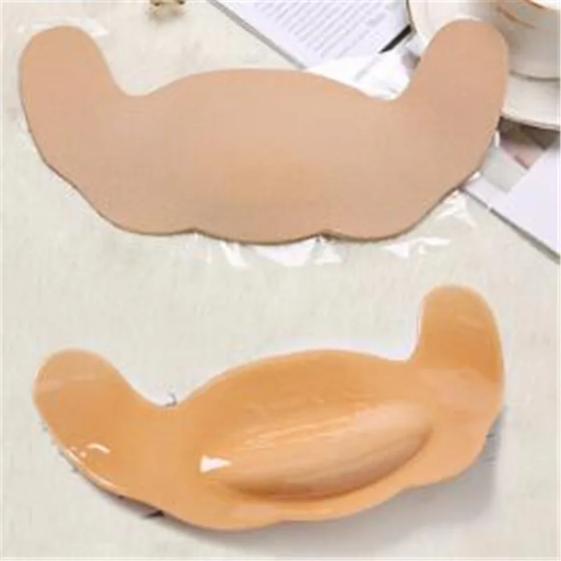 Free shipping /Womens Reusable Invisible Lift up Strapless Self