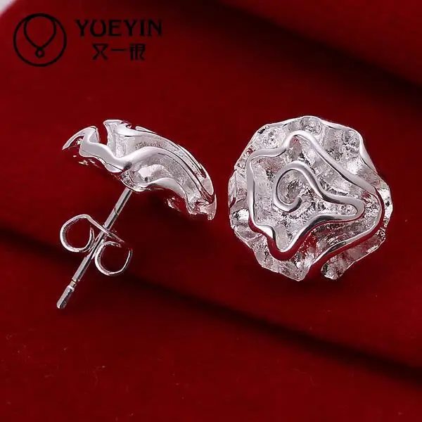 

Fashion Jewelry charms skeleton channel earrings Cute Rose stud brincos Factory Wholesale SMTE003