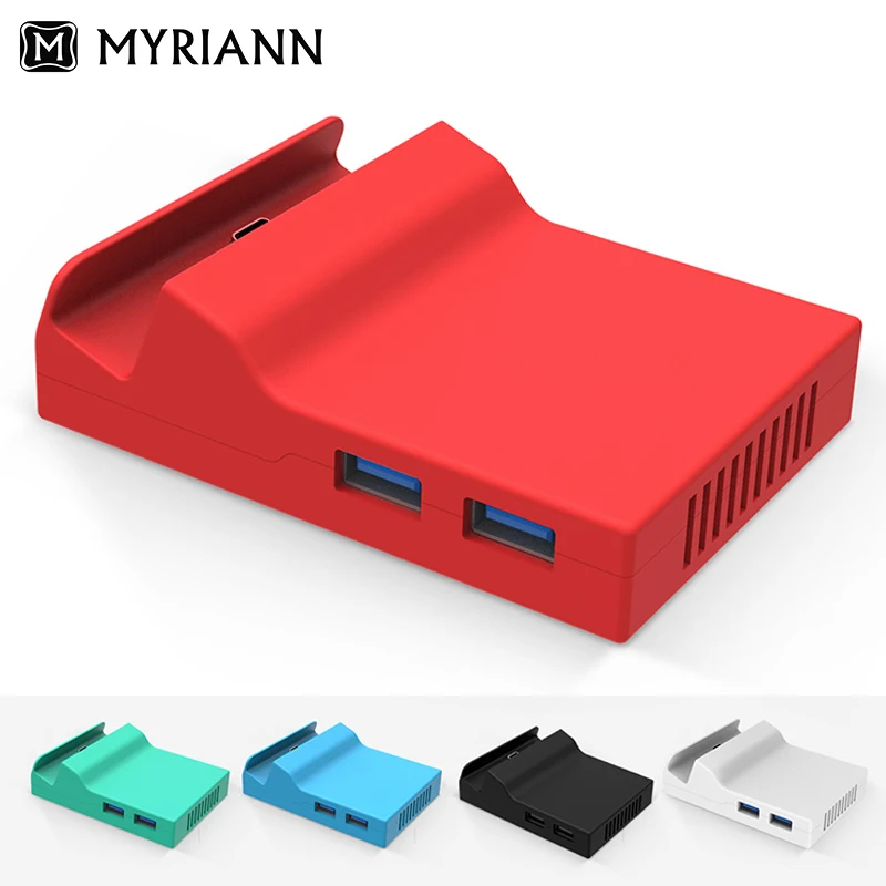Подставка держатель для Nintendo Switch NS NX док станции мини Сменный Чехол с винтами