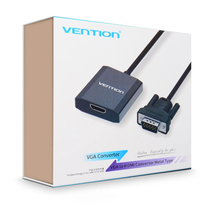 Vention VGA конвертер HDMI кабель аналоговый AV цифровой преобразователь адаптер с аудио 1080 P для портативных ПК к HDTV проектор