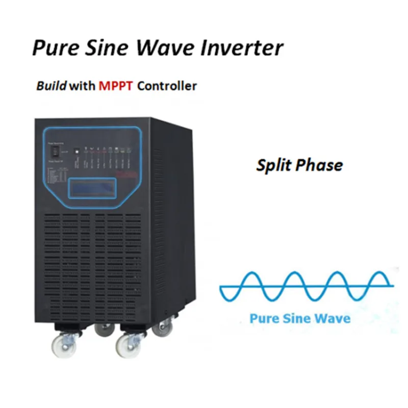 Чистая Синусоидальная волна инвертор питания 1000 Вт постоянного тока в переменного тока сплит-фаза питания 12 В 24 В
