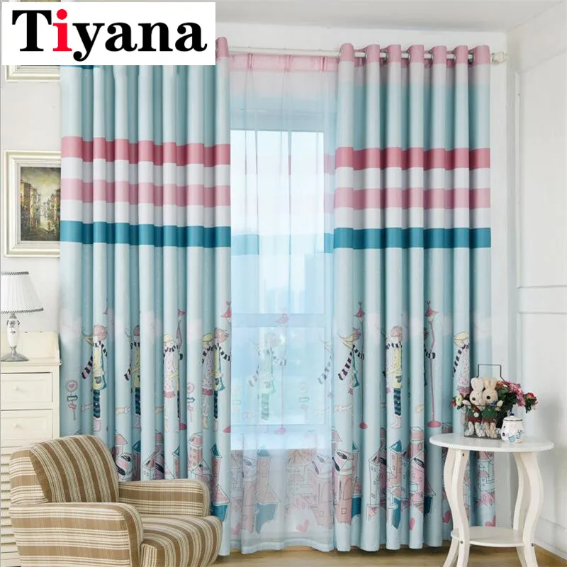 

Eco-friendly Sweetheart Cartoon Curtain Window Curtain Baby Customize Curtain Kids Curtain For Children Girl Princess P177D15