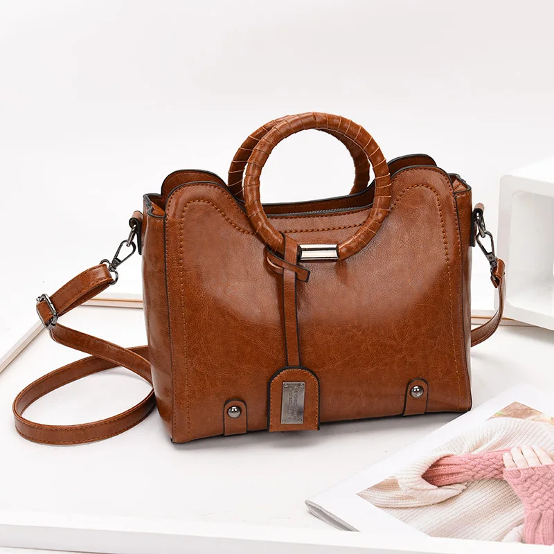 Beste Luxe Handtassen Vrouwen Tassen Designer Vintage PU Leather Chains Schoudertas Dames Crossbody Tas Boston Messenger Tassen Voor Vrouwen