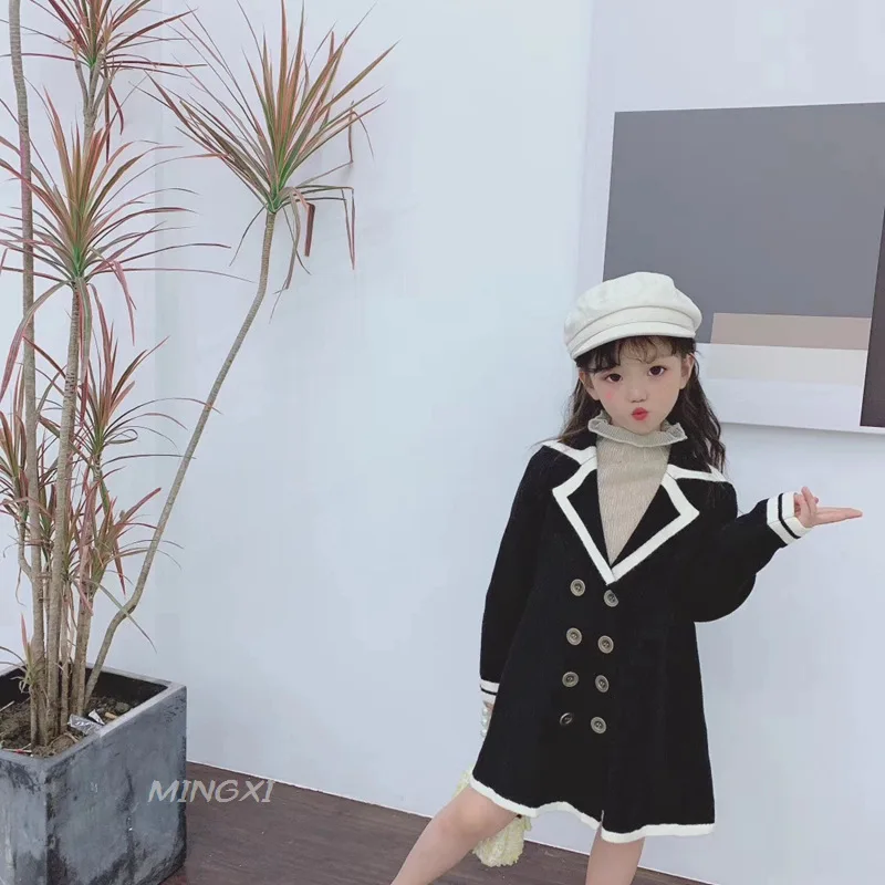 

Children's wear 2019 autumn new children's jacket children's coat long section autumn thin coat