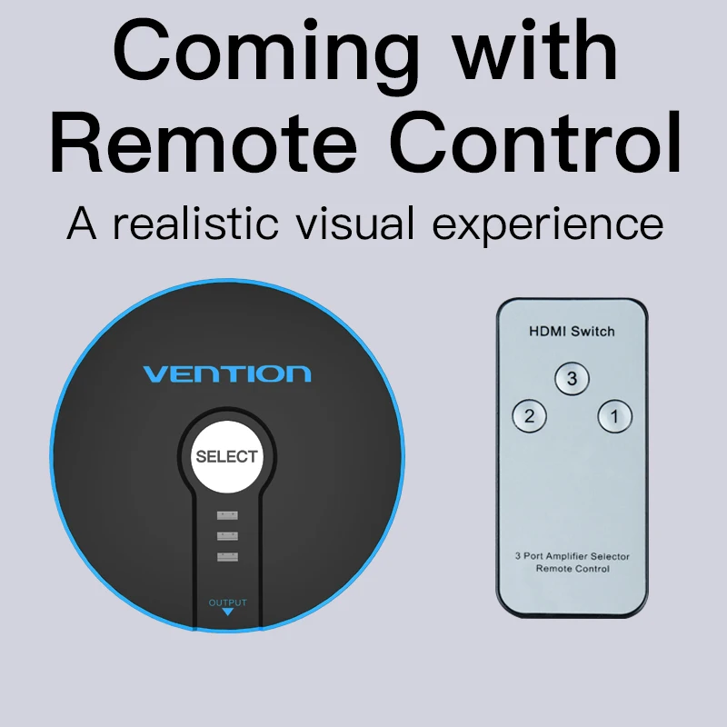Vention 3 переключатель порта HDMI выключатель делитель 3x1 для PS3 PS4 Xbox 360 ПК DV DVD HDTV 1080 P