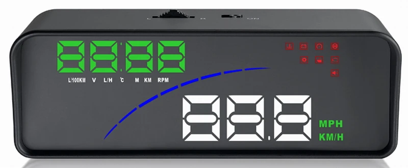 Автомобильный проектор на лобовое стекло Ouchuangbo P9|hud speed|hud display obdup |