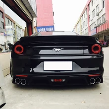 Fit For Ford Mustang Spoiler 2015 2016 2017 2Door Mustang Black High Quality Carbon Fiber Rear Wing Spoiler Fit For Ford Mustang Spoiler 2015 2016 2017 2Door Mustang Black High Quality Carbon Fiber Rear Wing Spoiler