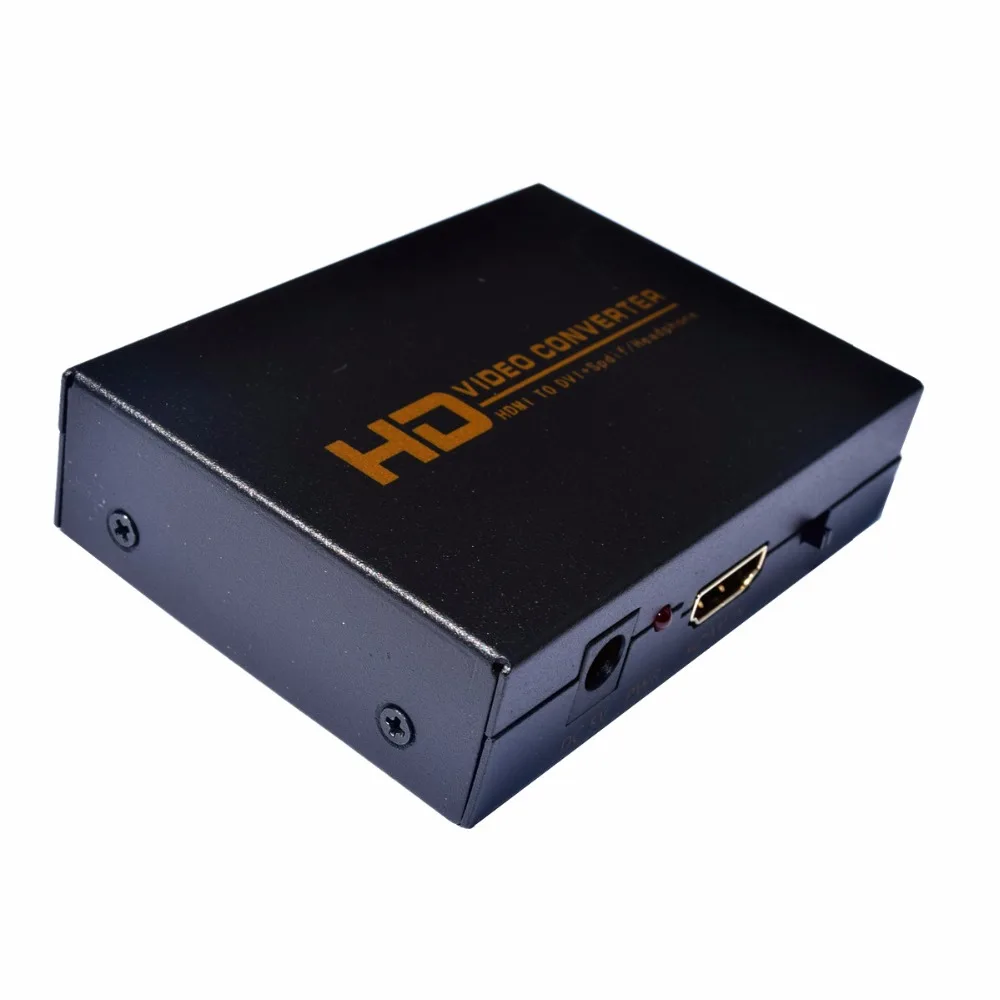 Kebidu HD видео конвертер HDMI/DVI+ SPDIF наушники DC 5 V 5.1CH 2.1CH для ТВ проектор монитор HDMI, DVI DTS AC3 PCM с адаптером селфи-Стик