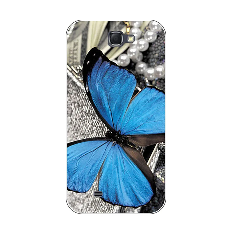 Милый Модный цветочный чехол для Samsung Galaxy Note 2 II Note2 N7100 чехлы с рисунком мягкий