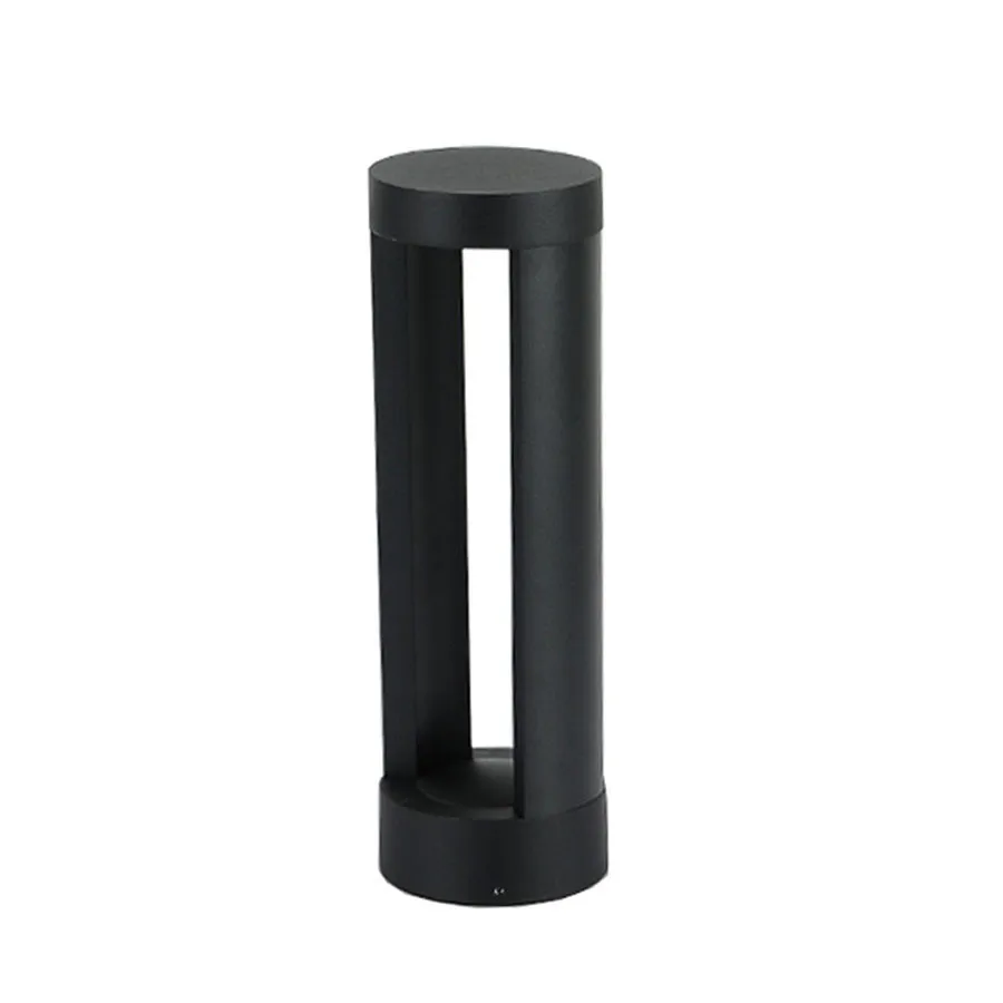 Thrisdar 60CM Outdoor Stand Pole Column Lawn Light Waterproof Garden Pillar Lawn Lamp Courtyard Pathway Post Bollards Light