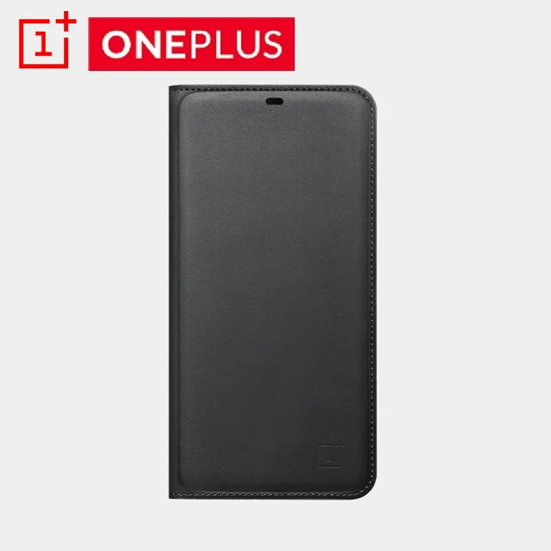 OnePlus 6 флип-чехол черный чехол из искусственной кожи пять флип-чехол умный сон Пробуждение крышка защитный экран для Oneplus6 Six