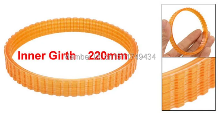 

Orange Soft Plastic 9mm Width Electric Power Drive Belt for Hitachi F20 10pcs