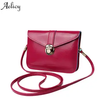 

Aelicy Women Casual Shoulder Bags Mini Crossbody Bags Vintage Woman Hasp Small Pu Leather Summer Ladies Messenger Bag for Girls