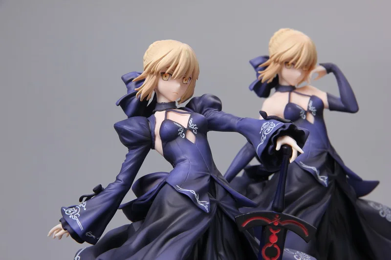 3 цвета 23 см Fate Grand Order Saber Alter Dress Ver Сексуальная ПВХ Модель Коллекция Косплей украшение аниме фигурка игрушка кукла 9''