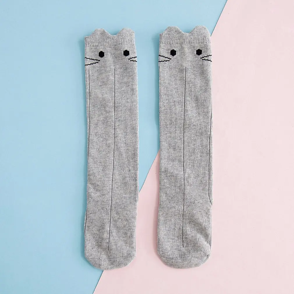 1 пара Детские носки с забавными мультяшными рисунками мягкий приятный хлопок, носки противоскользящие гетры для девочек и мальчиков, для малышей толстые теплые носки для зимы От 0 до 3 лет - Цвет: 3