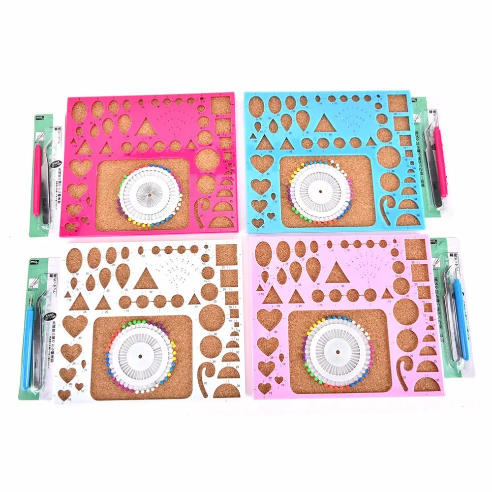 Paper Quilling Template Mould Board Papercraft DIY Crimper Art Tool