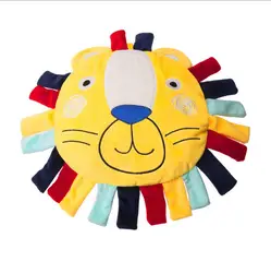 25 см с рисунком льва удобные Подушки Детские с кольцом Бумага колокол детские Подушки плюшевые игрушки