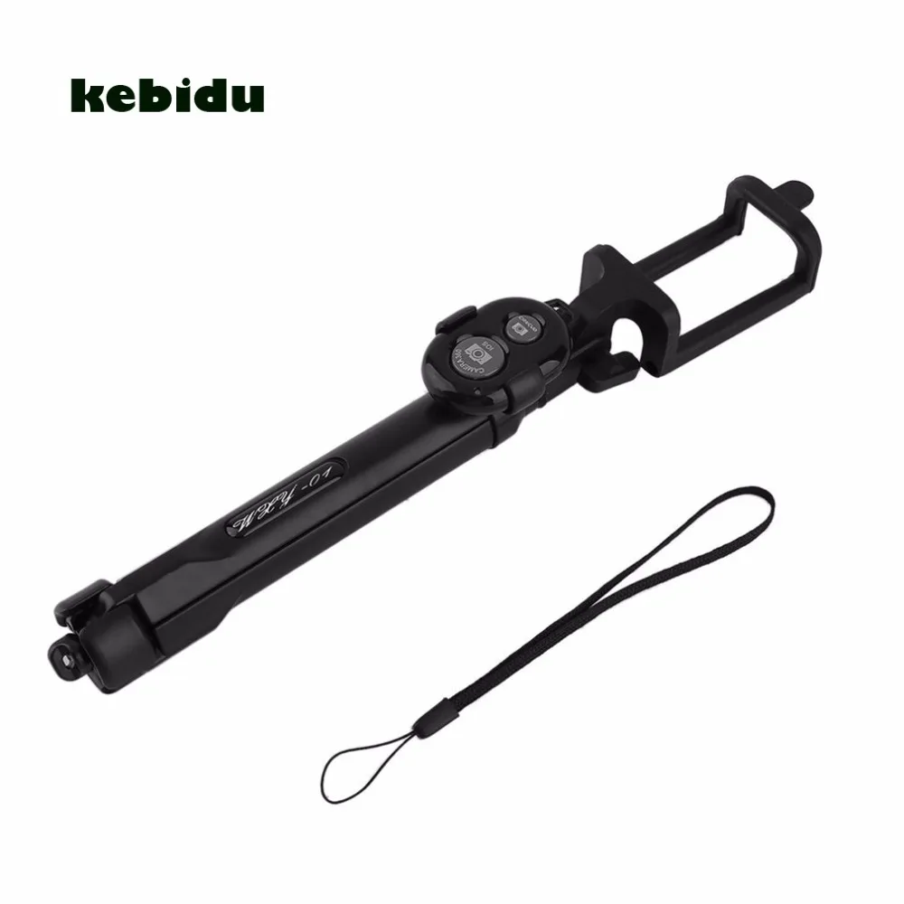 

kebidu Wireless Bluetooth 4.0 Remote Shutter+Handheld Cellphone Selfie Stick Monopod+Tripod 4 in 1 for IOS Android Smart Phone