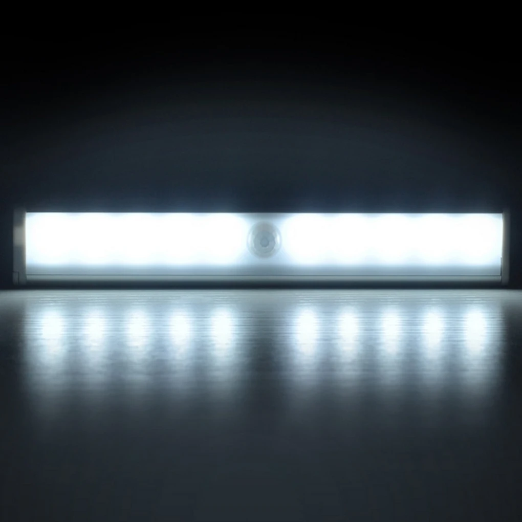 

1W USB Motion Sensor Light 10 LED Bulbs Wireless Motion Nightlight Portable Security Closet Lamp for Closets Hallway Stairway