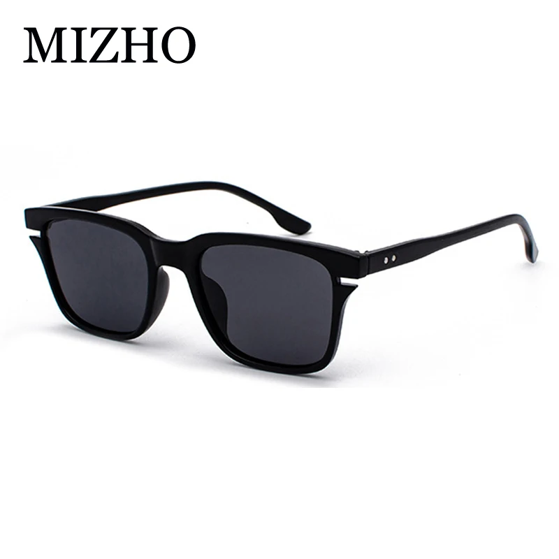 MIZHO UV400 Polaroid Солнцезащитные очки Мужские квадратные Винтажные Солнцезащитные очки известный бренд поляризованные солнцезащитные очки для женщин Ретро Feminino