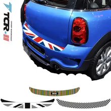 Araba arka tampon dekorasyon çıkartması gövde yük kenar Deco Mini Cooper Clubman Countryman R55 R56 R57 R60 F55 F56 araba şekillendirici