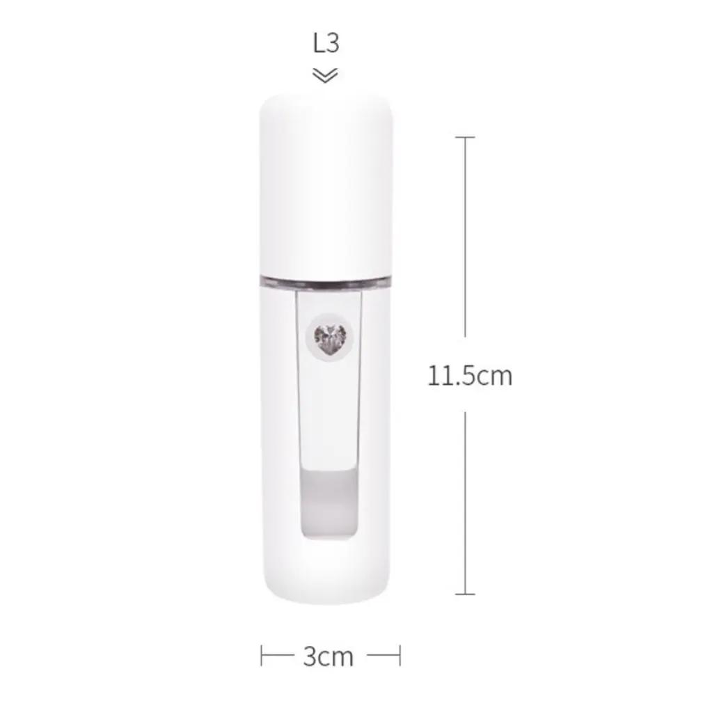 Nanometer Mist Spray Hydrating Instrument Portable Facial Nebulizer Steaming Humidifying Device Moisturizing Skin Care