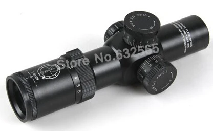 Cheap Free Shipping 1-6x28IR Tactical Assault Rifle Scope Military Combat Vandook Sight Musket Scope For Hunting Shooting Gun & Weapon