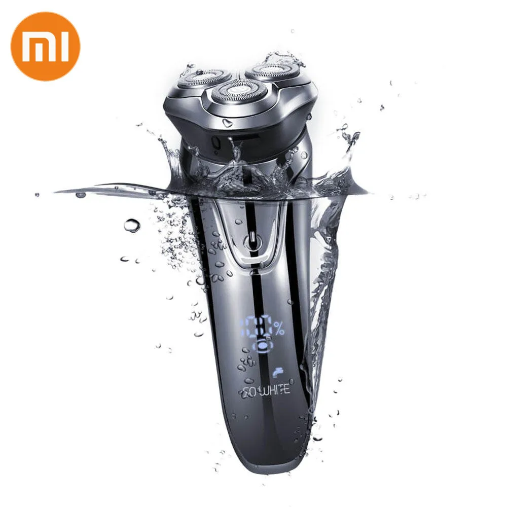 Pаспродажа Новинка, в наличии, XIAOMI Soocas SO WHITE, беспроводной, 3D, умный контроль, usb зарядка, электрическая бритва, бритва, IPX7, водонепроницаемая, для мужчин, ...