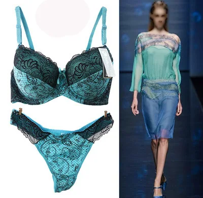 Комплект женского нижнего белья с чашками пуш ап размеры C D DD E 3/4|cup size|women bra36d cup size