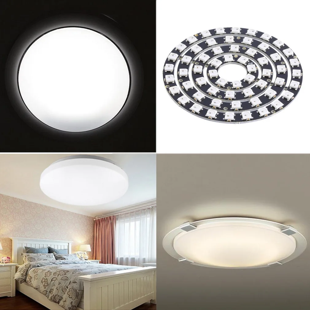 Rgb из светодиодов кольцо 8 / 12 / 16 / 24 бит WS2812 5050 RGB из светодиодов с интегрированным драйвером оптовая продажа