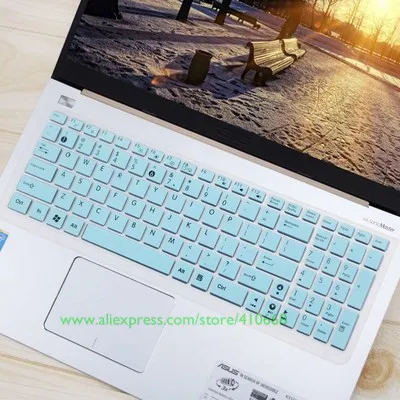 Skyblue Для ASUS VivoBook D541NA X540L X540LA D540S D540YA X540YA X540LJ X540LA F540U F541UA 15,6 дюймовый ноутбук клавиатура чехол - Цвет: Skyblue