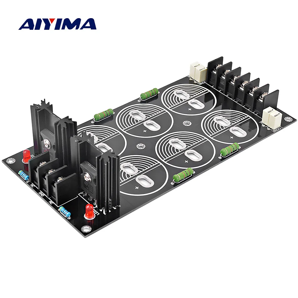

Aiyima Rectifier Filter Power Supply Board 120A Schottky 40MM Capacitance Rectification Amplifier DIY