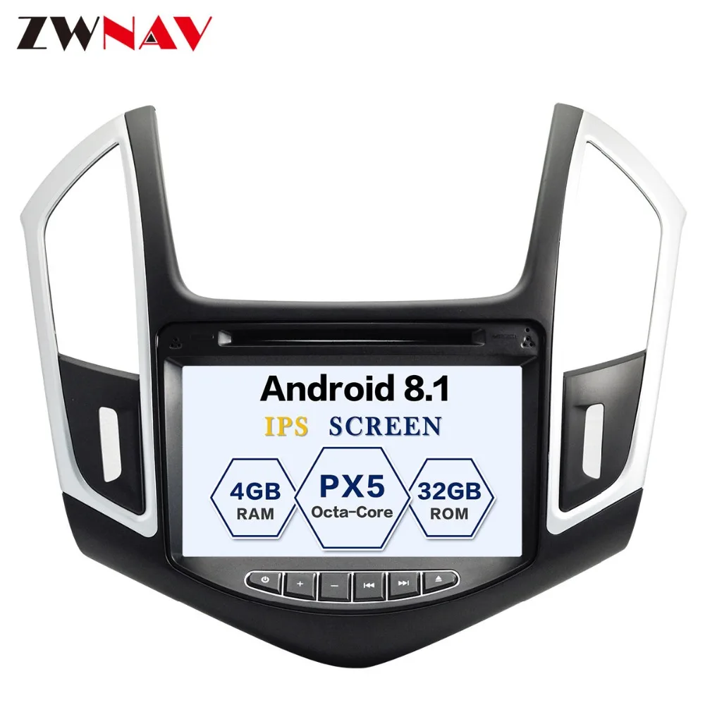 

Android 8.1 8 Core RAM 4GB ROM 32GB Car DVD Player GPS Navigation Head Unit For Chevrolet CRUZE 2012-2015 Radio IPS Screen 2 din