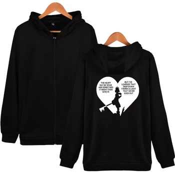 

New fashion kingdom hearts casual wild hooded sweatshirt casual jacket coat printing spring and autumn zipper jacket