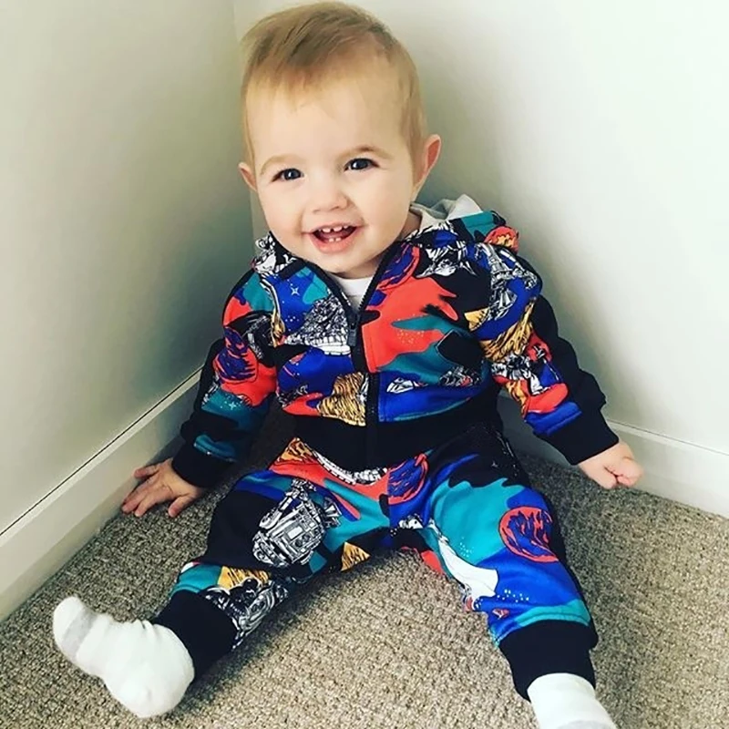 

Brand Baby Boy Clothing Suits Autumn Casual Baby Girl Clothes Sets Children Suit Hoodie Sports pants Spring Kids Set