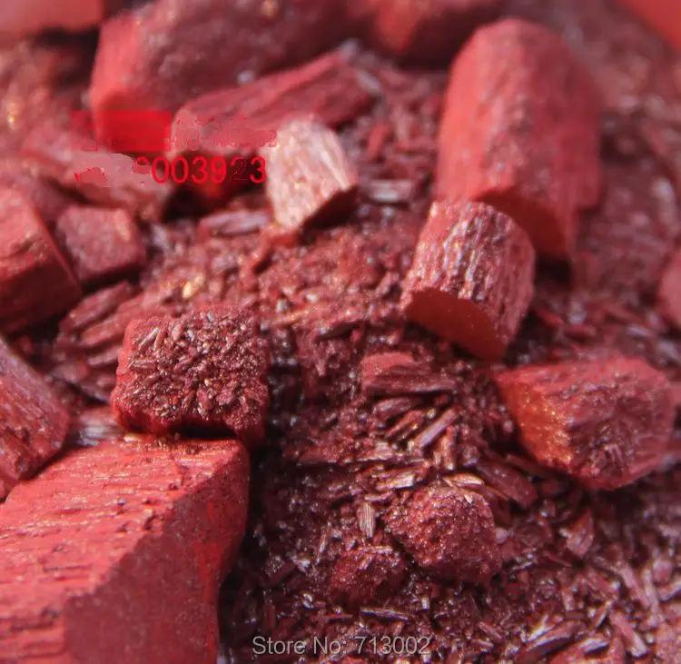 

Original zinnober lump ore Minerals Religious Taoism Ward off evil Spirits -50g