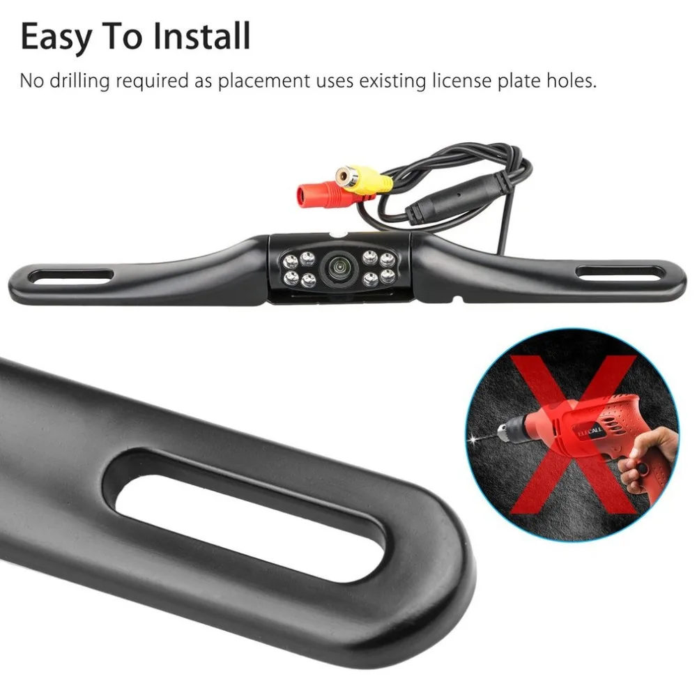 

CMOS Car Rear View Cam Reverse Backup Parking Camera IR Night Vision IP68 Waterproof 170 degree Viewing Angle Rearview Camera